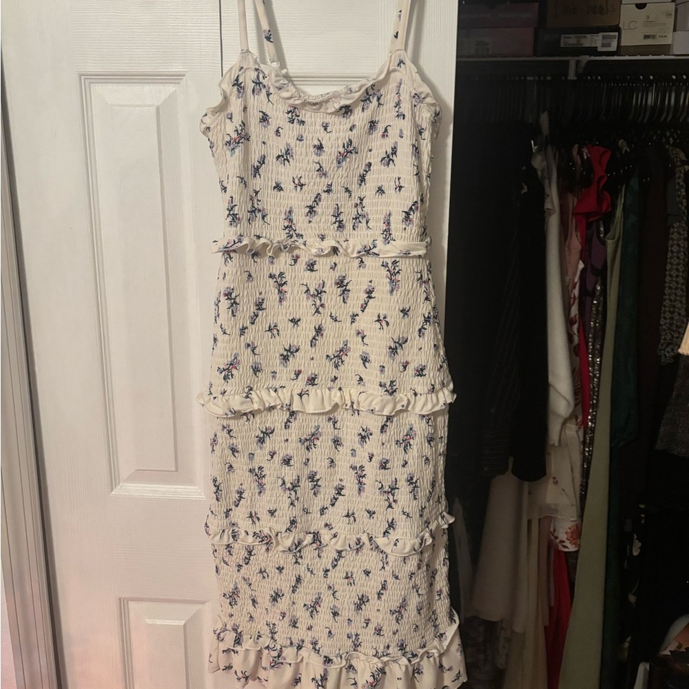 Floral dress midi